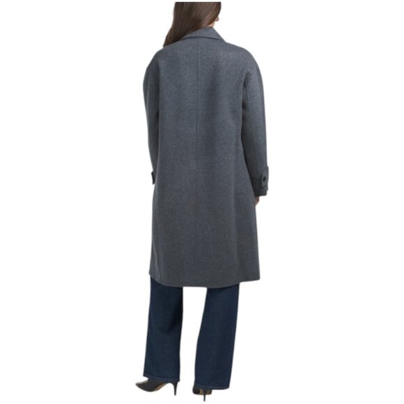 THEORY Wool Cashmere Blend Easy One Button Coat - Picture 2 of 2